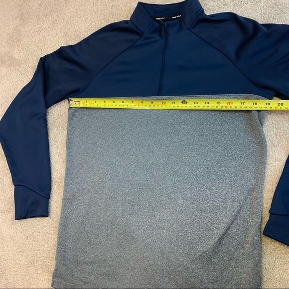 NIKE Therma-fit half-zip Navy gray golf top size small - Picture 10 of 10